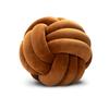 Velvet Knotted Ball Round Pillow - Decorative Tassel Accent Pillow for Sofa, Bed, Living Room, Boho Home Decor