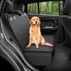 Dog Car Seat Cover Waterproof Scratch Proof Pet Seat Cover for Back Seat Cars Trucks SUVs Black Edge