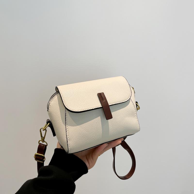 2024 Зимняя трендовая женская сумка кроссбоди в корейском стиле - Ретро квадратный дизайн, Большая вместимость