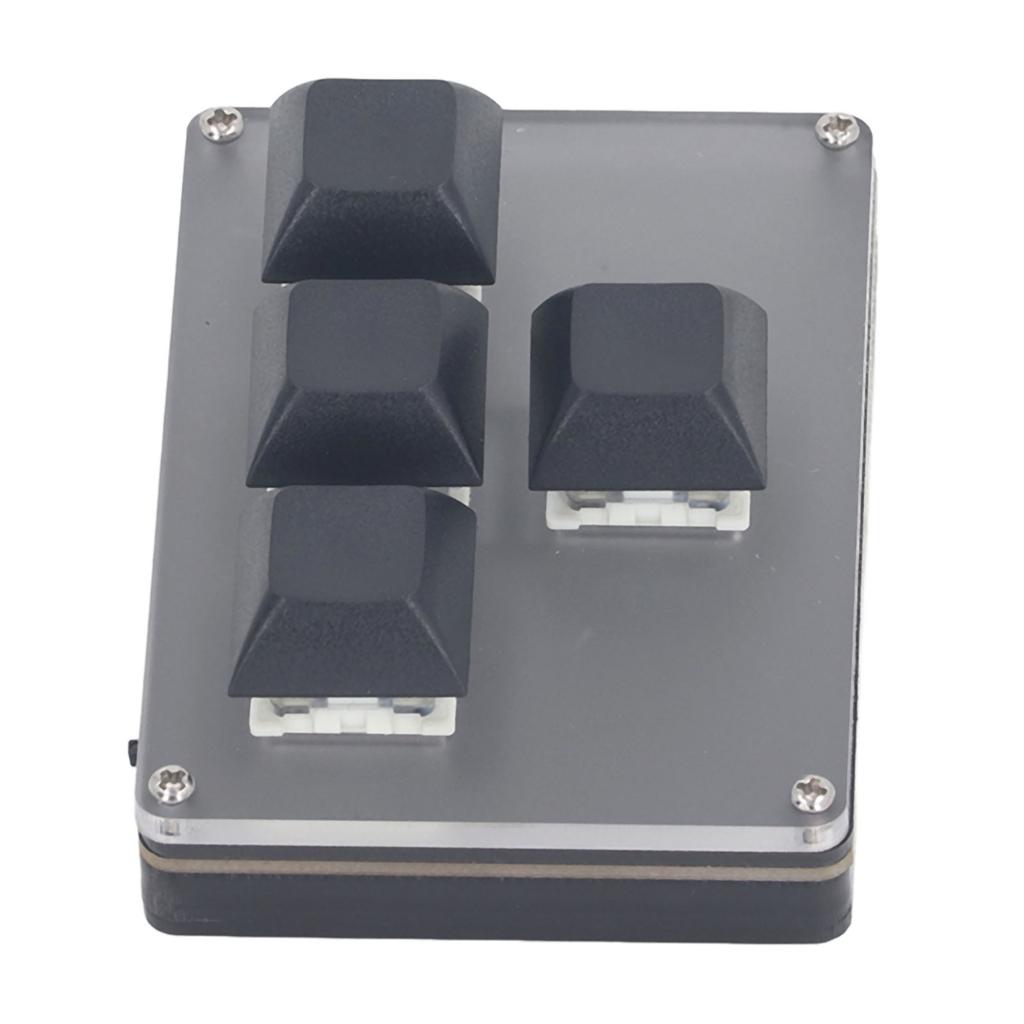 Type C Wireless Mechanical Keyboard 4 Key 2.4G USB Custom Keypad for Game Office Media