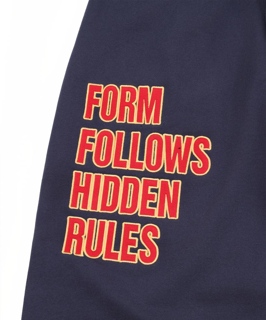 EASY NO EASY Star Lettering Patch Sweatpants - Navy