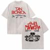 Rock Band Tan Bionica Chano  Graphic T Shirt Men Women Harajuku Streetwear Tshirt  Cotton Oversized Vintage Washed Tshirt