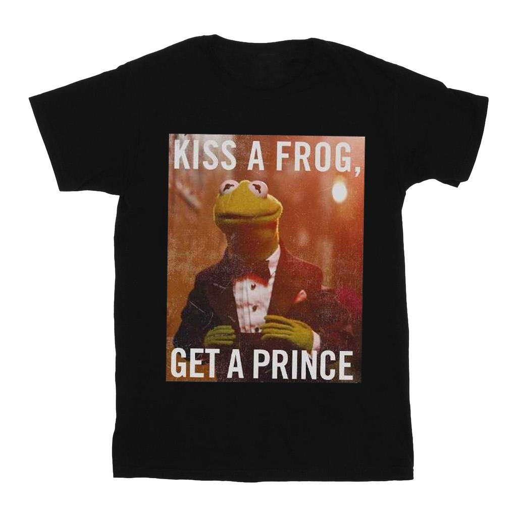 Disney Womens/Ladies The Muppets Kiss A Frog Get A Prince Cotton Boyfriend T-Shirt
