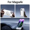 Luxury Plating Magnetic Case For Samsung Galaxy S21 S23 Fe S24 Ultra S22 Plus Apple Magsafe Cover 10H 6K Glass Camera Protect