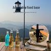Jun Kai Wei Outdoor Ultralight Aluminum Alloy Tri-fold Portable Camping Table Lamp Stand