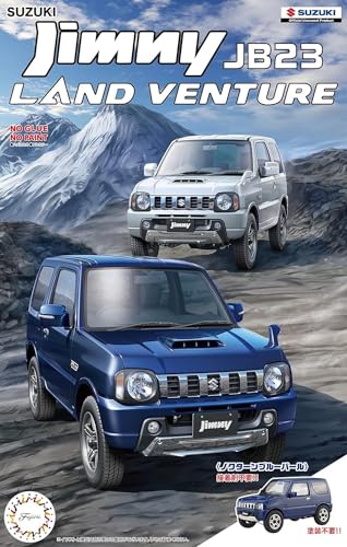 Fujimi Model (FUJIMI) 1/24 Scale Car NEXT Series No. 15 Suzuki Jimny JB23 (Land Venture/Nocturne Blue Pearl) Plastic Model