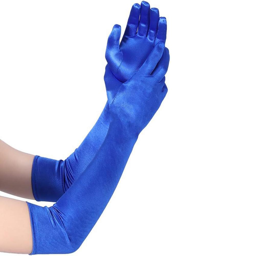 Comfortable Fit Evening Gloves Satin Gloves Elegant Design