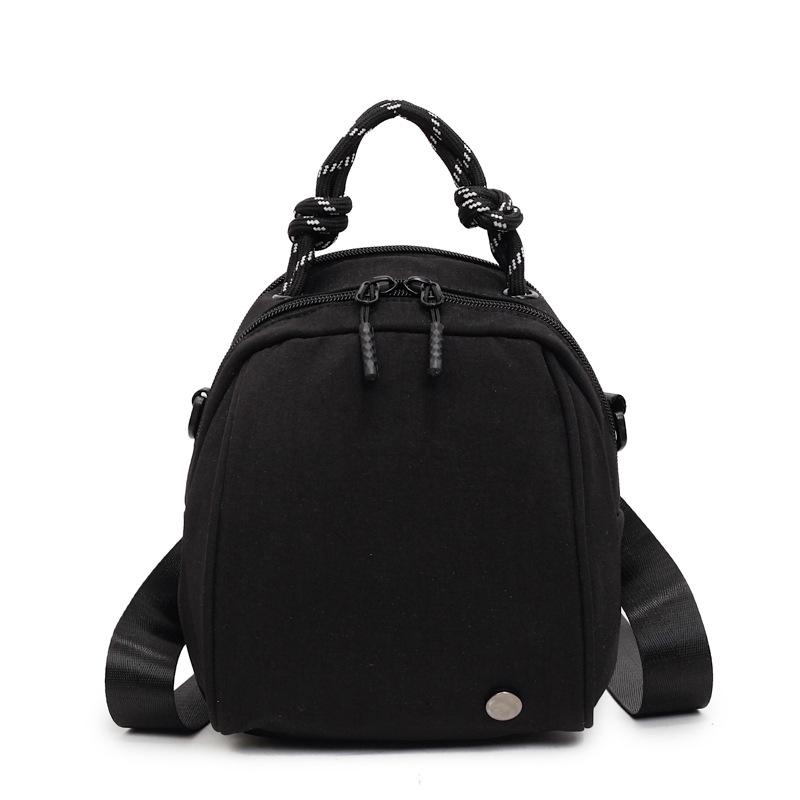 Mini Convertible Crossbody Backpack Purse for Women чёрный
