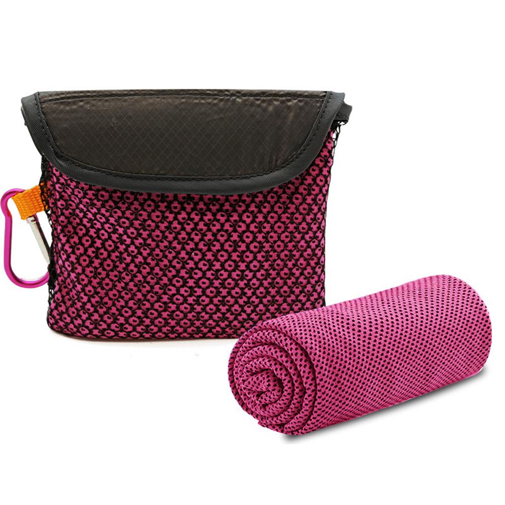 

WDLGMJ-18 30X80cm Outdoor Sport & Workout Cooling Towel Breathable Quick Dry Towel for Marathon Running Hiking Fitness Yoga Red