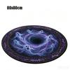 3D Special-shaped Round Carpet Crystal Velvet Optical Illusion Rug Floor Mat  Living Room Decor