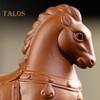 Horse Tea Pet Purple Clay Chinese Style Ornaments Vivid Image Pony Zen Decoration Desktop Tea Gadget