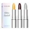 Pearlescent Temperature-Changing Lipstick, Moisturizing And Moisturizing, Red Cherry Color-Changing Lipstick, Black Rose Lipstick, Makeup.