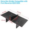 Jaronx Compatible with Ford Maverick Glove Box Organizer 2022 2023 2024,Insert Glove Box Divider for Ford Maverick, Center Console Organizer Storage