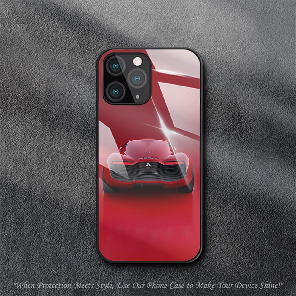Super Cars Renault Case For iPhone Samsung Galaxy Redmi Note S 17 16 15 14 13 20 24 25 54 Pro Max Ultra Fe Air Tempered Glass Cover