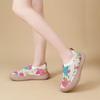 Scarpe da donna slip-on in rete con stampa graffiti di frutta estiva