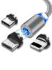 Three In One Magnetic Suction Data Cable Suitable For iPhone Huawei Xiaomi Mobile Phone Charging Cable 2A Fast Charging