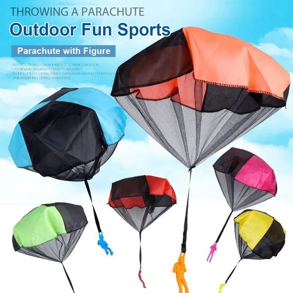 Fallschirmspielzeug für Kinder Verwicklungsfrei Outdoor Fliegende Fallschirmspringer Außenspielzeug Osterkorbfüller Idee Einzigartiges Jungen-Mädchen-Geschenk