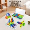 29/50 Pièces/Ensemble Kit Coloré de Tuiles Magnétiques Bloc de Construction Forme Géométrique Transparente Aimant Brique Éducative Préscolaire Jouet de Construction Cadeau Garçons Filles