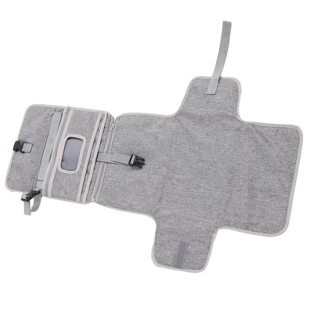 Newborn Changing Mat with Wet Wipe Holder Water Proof Portable Baby Diaper Changer Pad for Travel