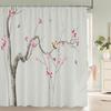 Waterproof Polyester Fabric Shower Curtains Japanese-Style Printing Bathroom Curtains For Home Decoration Curtain