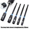 Power Nut Driver Drill Bit Set 1/4inch Shank Hexagonal Socket Adapter Bolt Driver Repairing Tool Kit for Electric Screwdriver