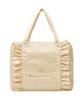 De Oshikatsu EC Exclusive Satin Frill Bag for Yellow [Maison Fleur] Carry-on Women,