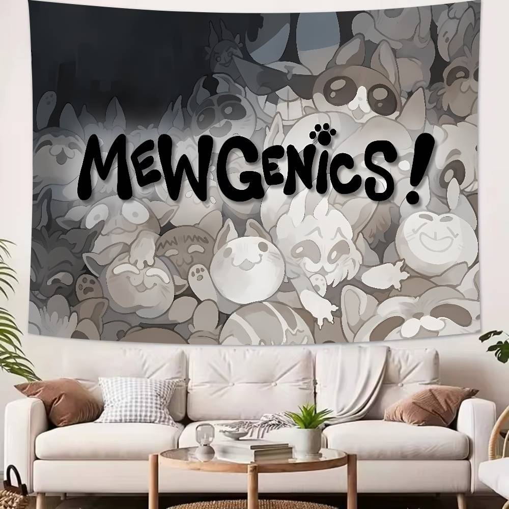

Popular roguelike Game MMewgenicsS Video Gaming Tapestry Wall Hanging Wall Rugs Dorm Decor Blanket Camping Decoration Tapestry 74x94cm(29x37in)