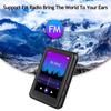 Bluetooth MP3 HD Plně dotykový displej Přehrávač hudby podporuje 256GB paměť Přenosný Walkman s FM a Hlasovým záznamníkem Přehrávač, 2,4palcový Přehrávač, Rozšíření, Rádio,