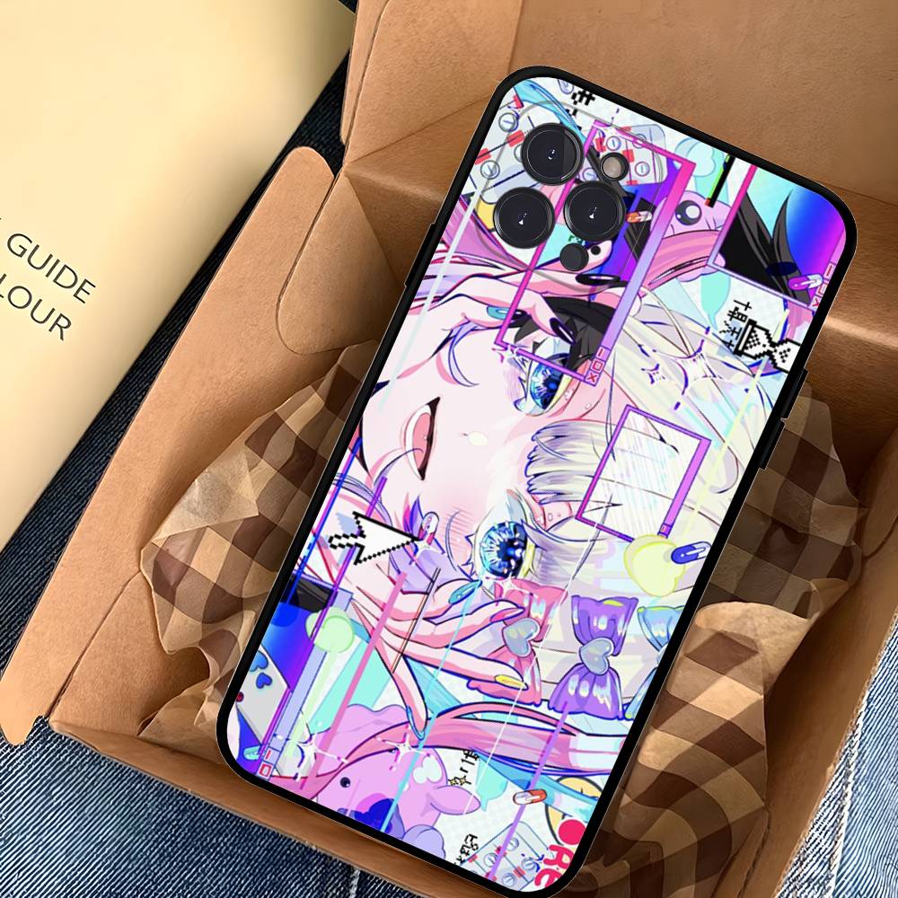 Needy Girl Overdose Game Phone Case For IPhone 17 Air 16 15 14 Plus 13 12 Mini 11 Pro Max Black Cover