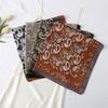90*90Cm Paisley Silk Satin Hair Scarf Women Kerchief Printed Female Square Bandana Neck Hijab Lady Shawls Scarves Sjaal