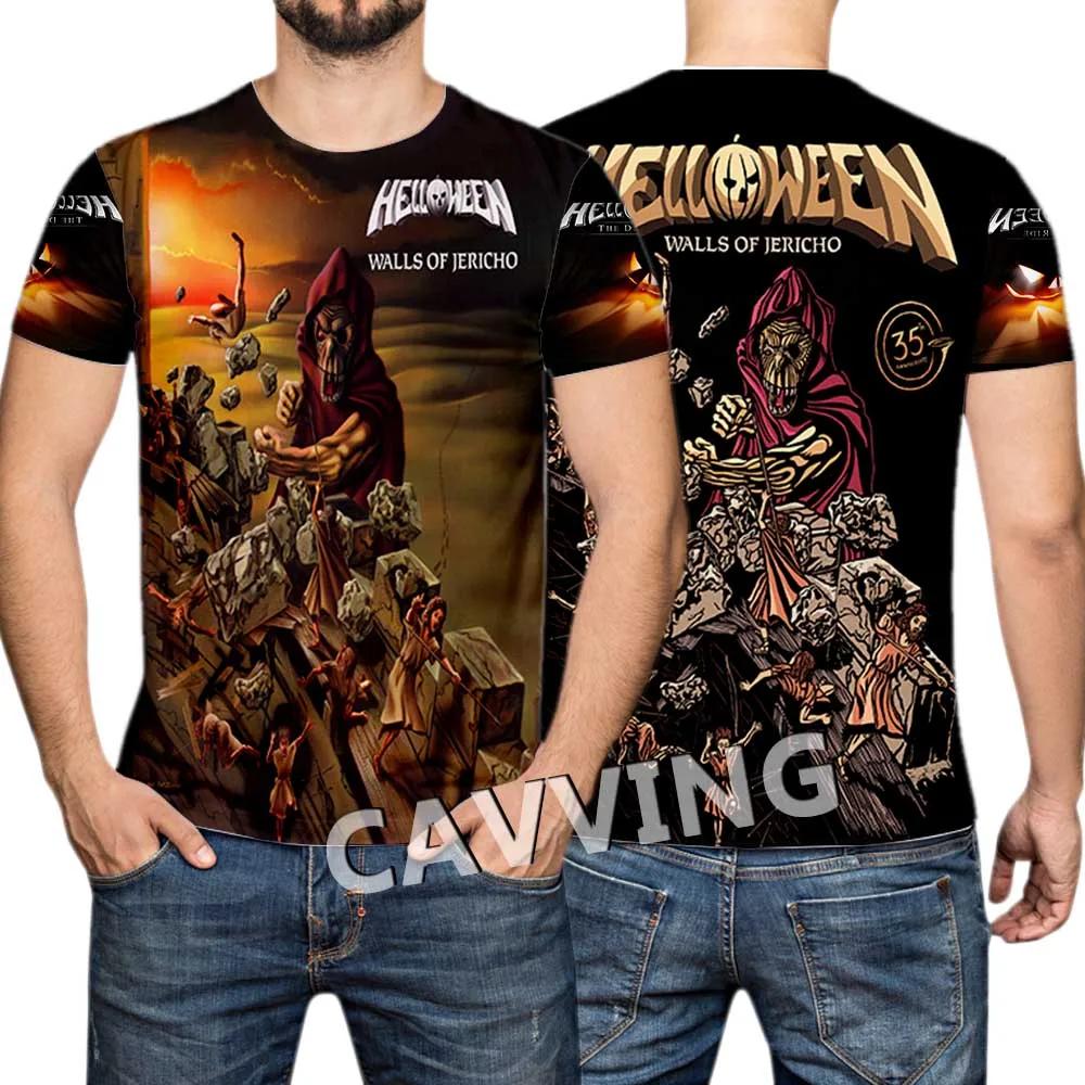 New Fashion Women/Men's 3D Print  Helloween Band  Casual T-shirts Hip Hop Tshirts Harajuku Styles Tops Clothing