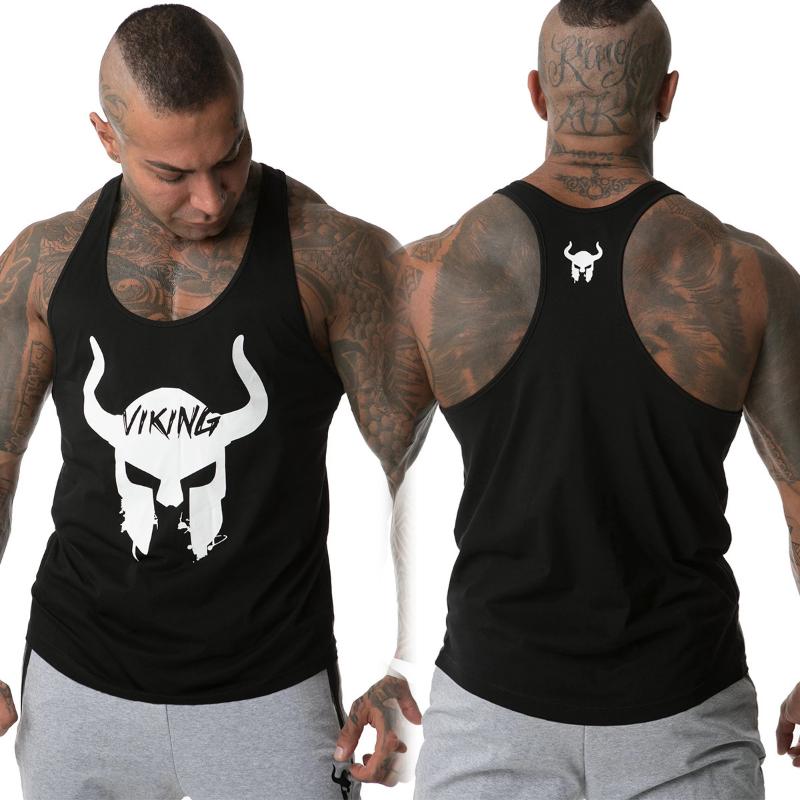 

Muscle Fitness Brother, летняя новая майка для фитнеса, мужская майка для бега на открытом воздухе, для отдыха, спорта без рукавов, майка Racerback XXL