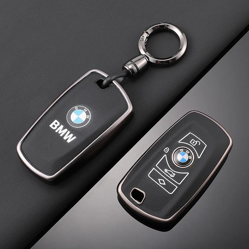 2025 TPU Car Key Case Full Cover Shell For BMW 1 3 5 7 Series X1 X3 X4 X5 F10 F15 F16 F20 F30 F18 F25 M3 M4 E34 Keyless  Acc