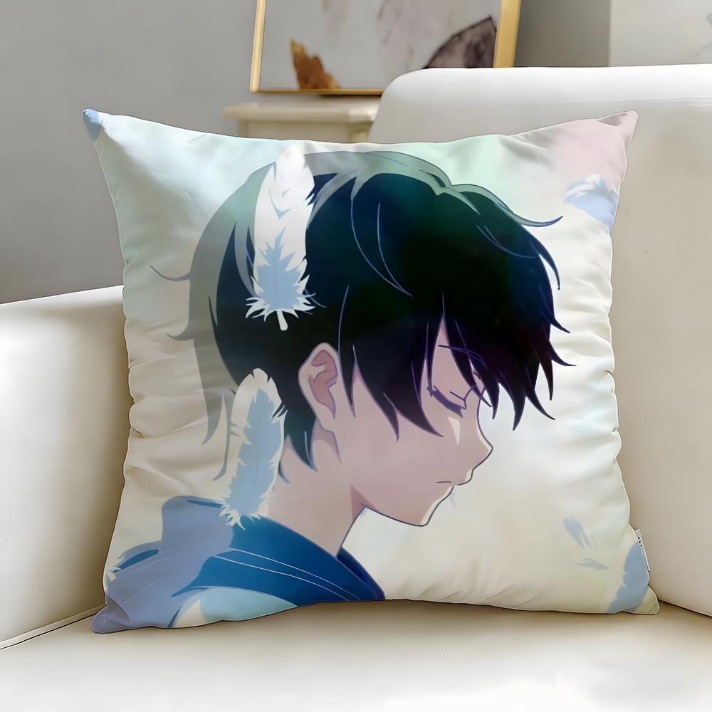 anime The Day I Became a God Cushion Cover Soft EasyWash Pillow Case Versatile for Couch Bed Travel and Office