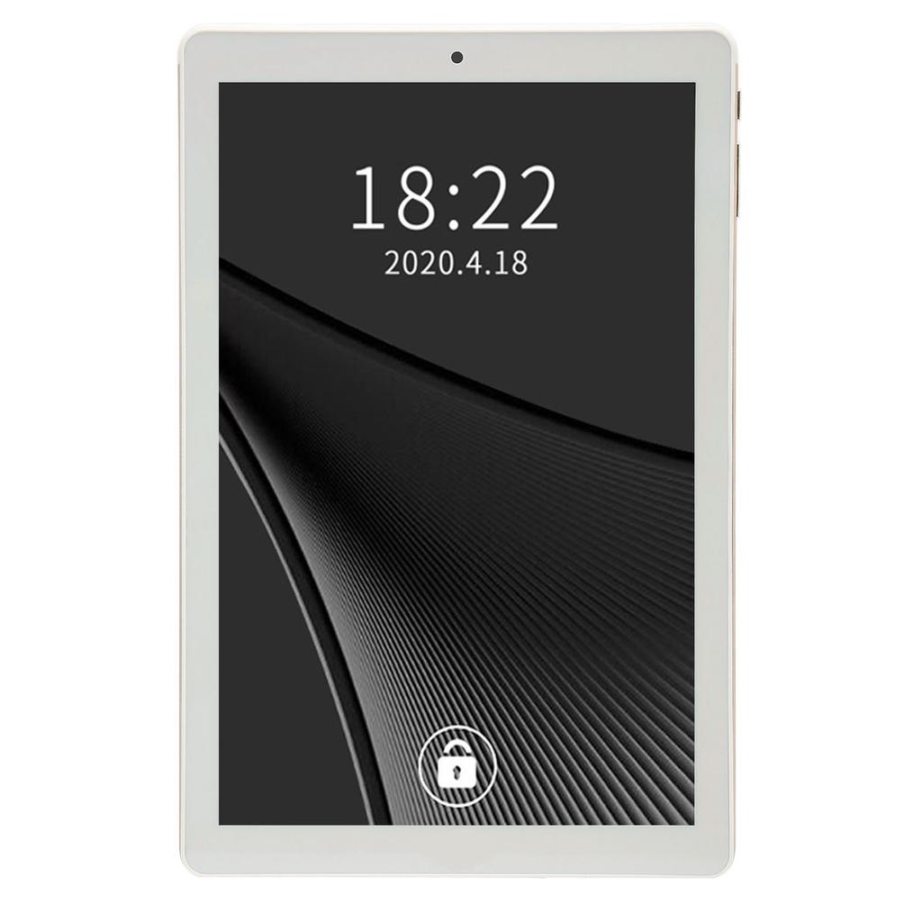 Für Android 11 Tablet 10 Zoll IPS HD-Bildschirm 3 GB 64 GB 8-Kern-Prozessor Tablet mit 3G-Netzwerk 5G WIFI 100–240 V Gold EU