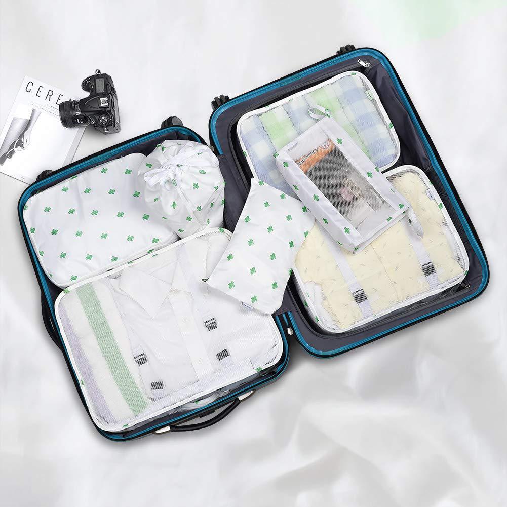 Travel Storage 7-Piece Set: Clothing Organizers for Suitcase