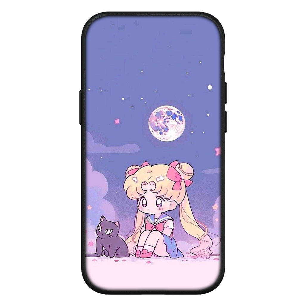 Чохол для iPhone 16 15 Xiaomi Redmi Note 14 13 12 11 Pro Max X 8 16e Samsung Galaxy S25 S24 S23 Moto OPPO Huawei Мультфільм Sailor Comics Moon Phone Case