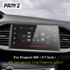 Für Peugeot 308 2014-2023 Auto-GPS-Navigationsfolie, LCD-Bildschirm, Schutzfolie aus gehärtetem Glas, Anti-Kratz-Folie, Zubehör