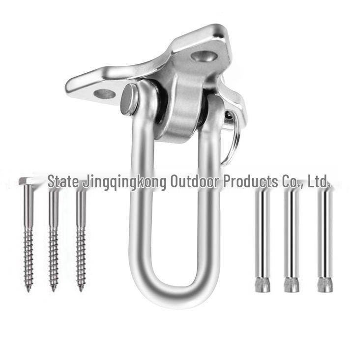 360° Rotating Stainless Steel Swing Hook for Outdoor Hammock or Swing Chair