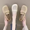 Soft Sole Soft Surface Doudou Shoes New Summer Hole Model Flat Bottom Hollow Shoes Pregnant Women