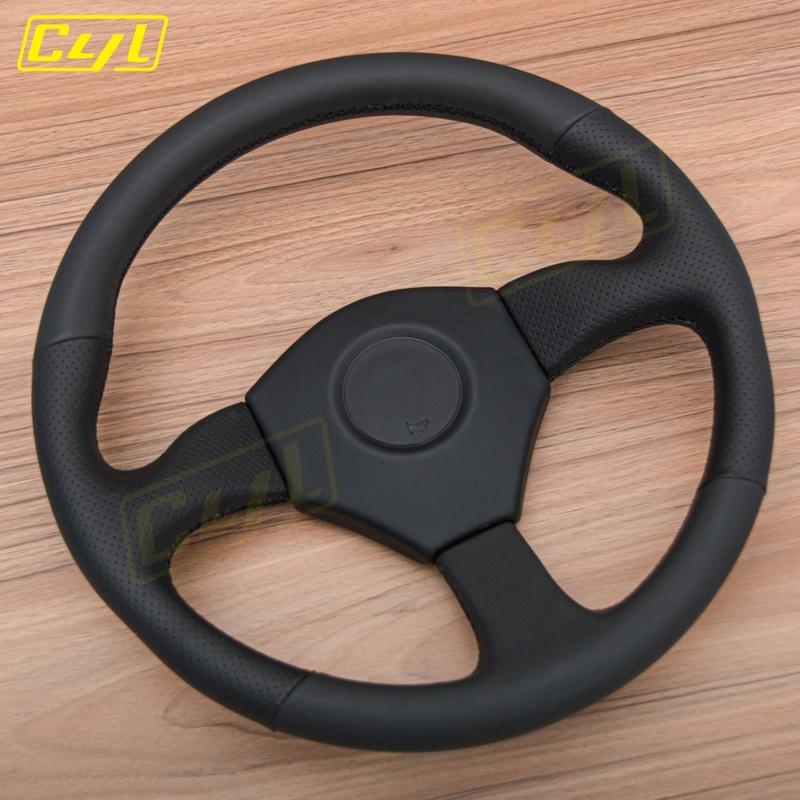 JDM Competition Steering Wheel Universal 14inch 350mm Leather Racing Sports Steering Wheel