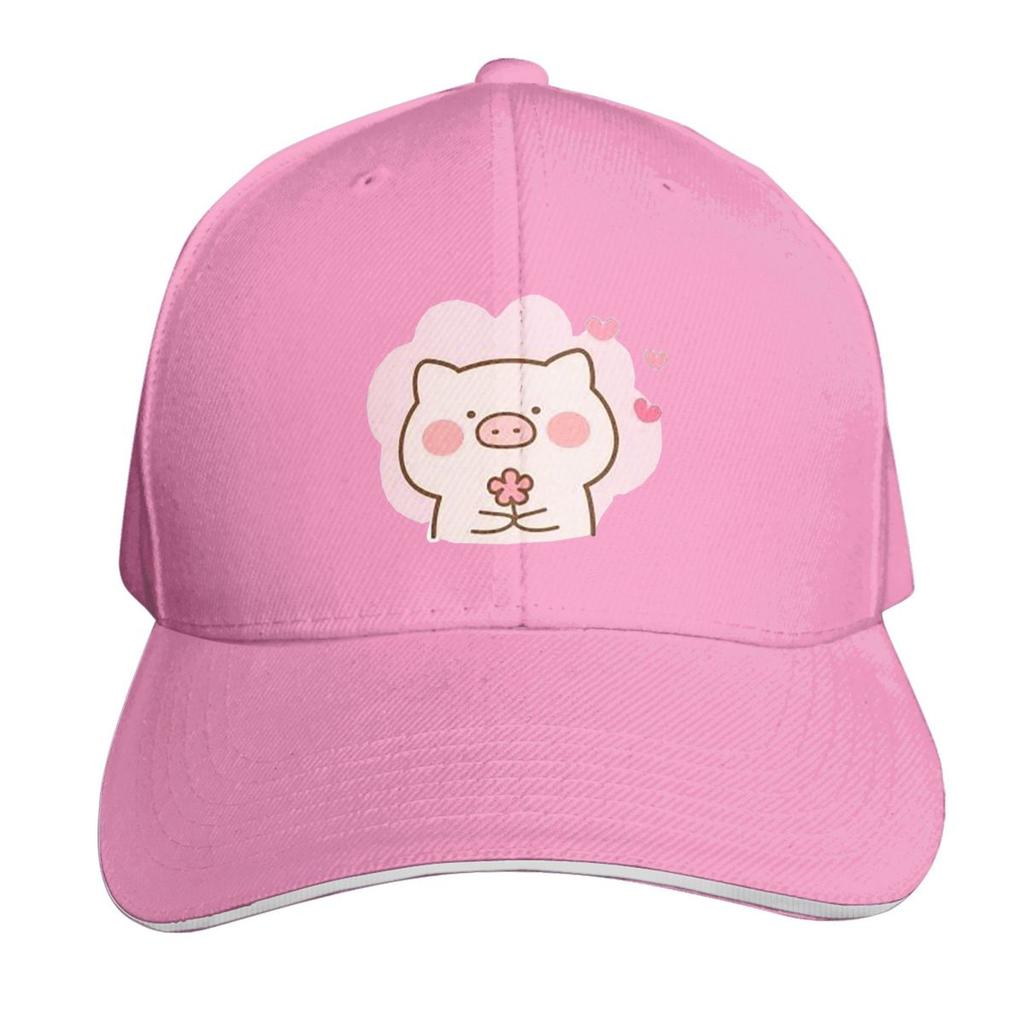 Lots Of Little Hearts Pig Emoticon Cap Fashion Casual Baseball Caps Adjustable Hat Hip Hop Summer Unisex Baseball Hats