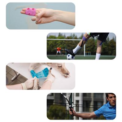 5 Stück Selbsthaftende Bandage Wickel Atmungsaktive Kohäsive Bandage Elastisches Klebeband für Dehnung Athletische Sportarten Handgelenk