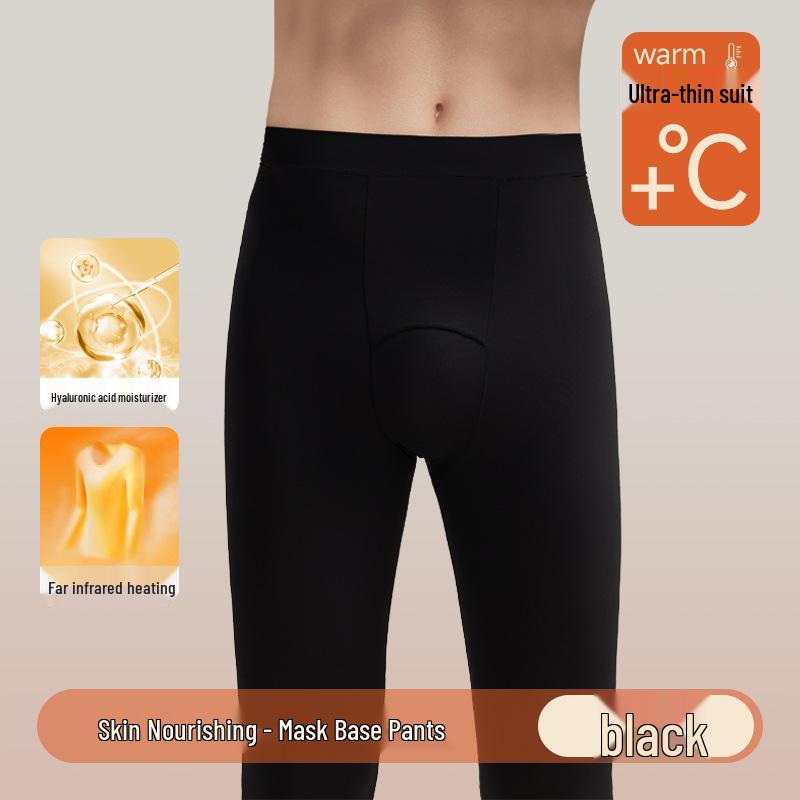 Herren Ultradünnes Warmes Unterwäsche-Set mit Hyaluronsäure Basisschicht für Herbst/Winter