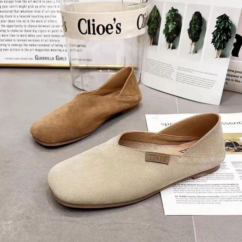 Shoes for Women Summer Casual Round Toe Flats Ladies Shoe Fashion Light Loafers Soft Sole Non-Slip Feminino Zapatos Mujer