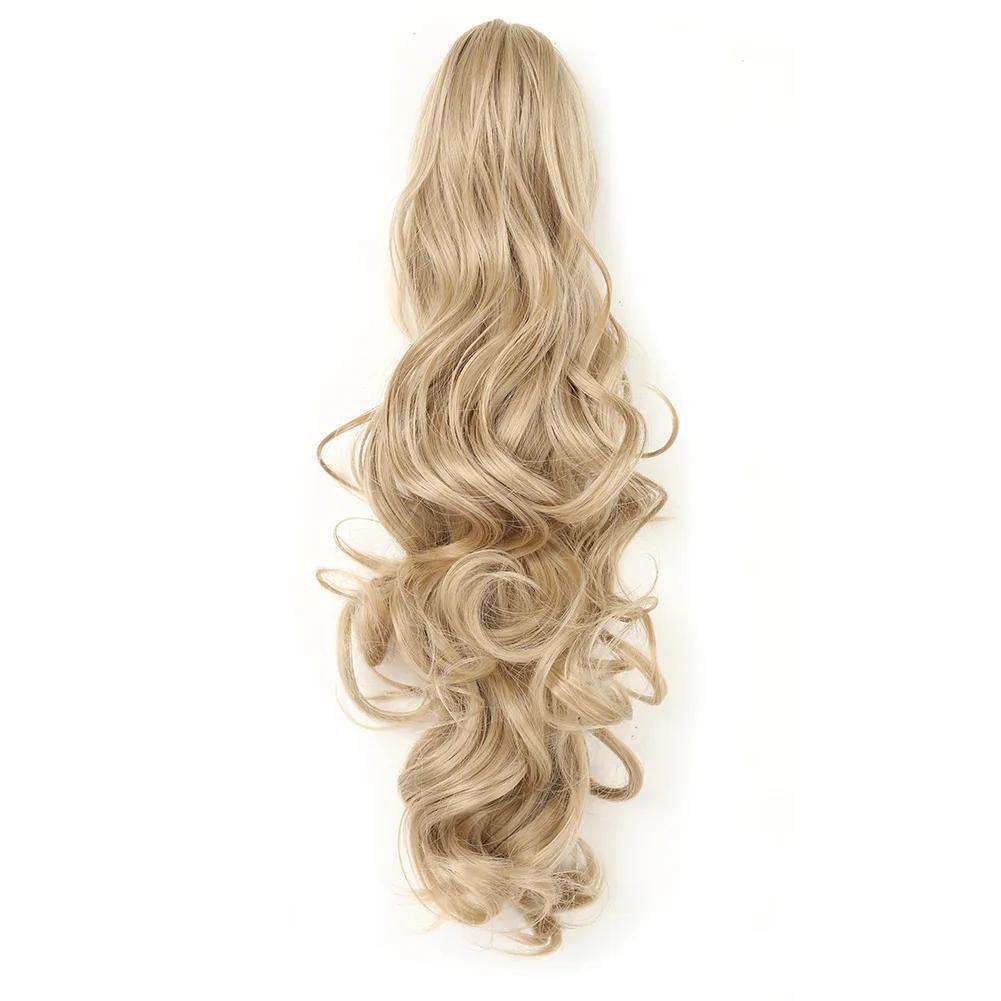 

Claw Clip Ponytail Extension 18 &24 Clip in Wavy Synthetic Ponytail Hair Extensions Long Pony Tails for Women Extensions\ ;[\; 24inches