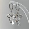 Fashion Pendant Earring Sweet Cool Bowknot/Thread Star Dangle Earrings Elegant Small Hoop Earrings Party Jewelry