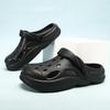 Couples New Summer 3-color Casual Shoes Thick Sole Bun Head Flip-flops Men Beach Feet Feel Good Sandals
