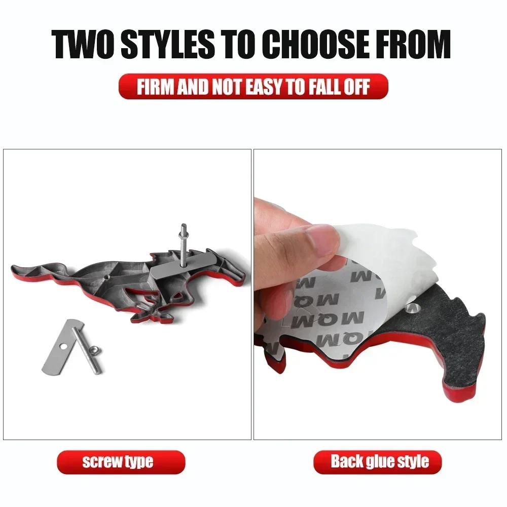 Samolepka na auto 2026 Ford 2025 Horký 3D kovový stylingový odznak na přední mřížku auta Samolepka pro Ford Focus Mustang 2 3 4 MK2 MK3 MK5 Fie