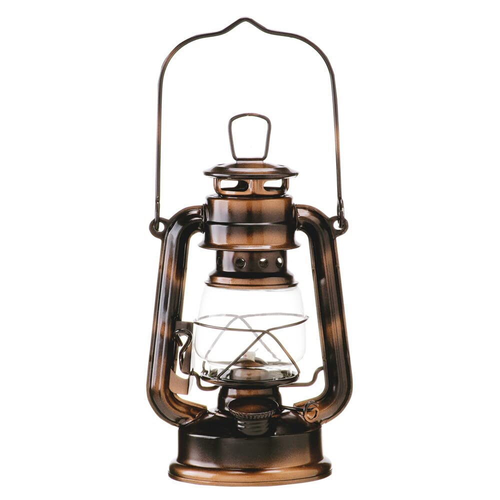 Kameyama Candle House Kameyama Oil Lantern Mini with Logo, Silver, SJ574-0010SI